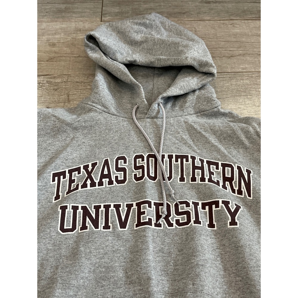 Champion Texas Southern University Hoodie Grey Mens Size M‎ Athletic Apparel